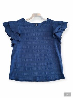 SHEIN Ruffle Sleeve Top NWOT